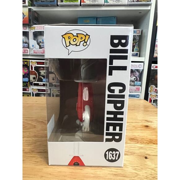 EXCLUSIVE GLOW Bill Cipher Gravity Falls Funko Pop #1637 Animation Disney GITD - Picture 4 of 6
